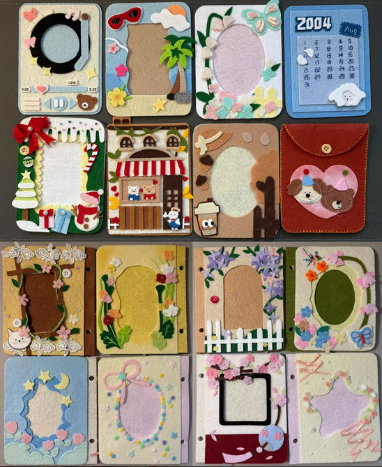 不织布相册/手帐本/笔记本（接定制）根据复杂程度定价