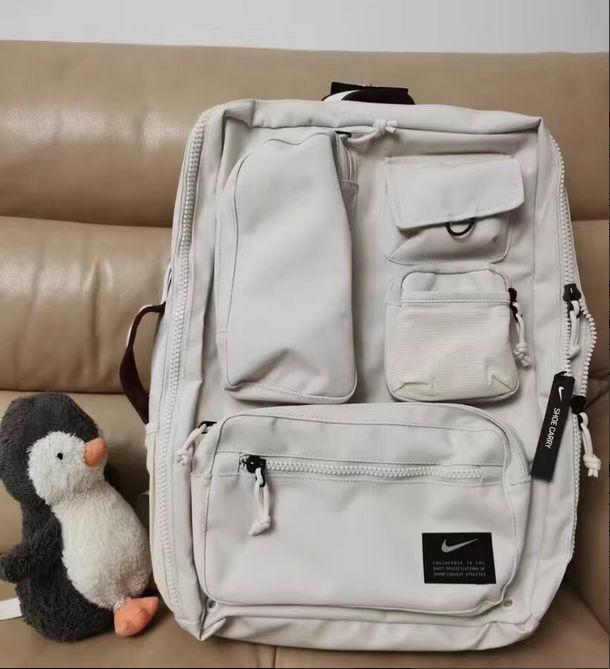 【可定制】气垫双肩包大容量背包工装多口袋电脑包篮球包旅行包学